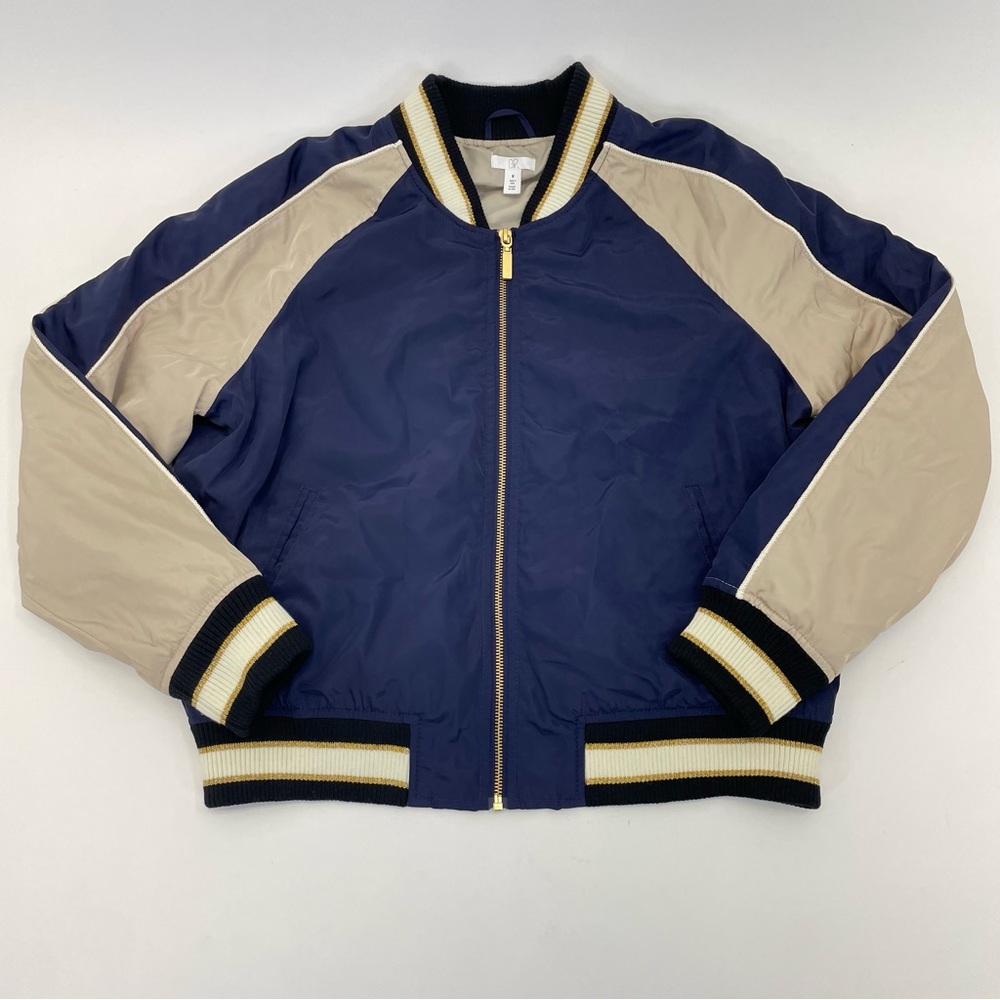 Nordstrom BP Bomber Jacket Medium Blue